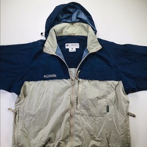 Columbia lightweight jacket windbreaker foldable